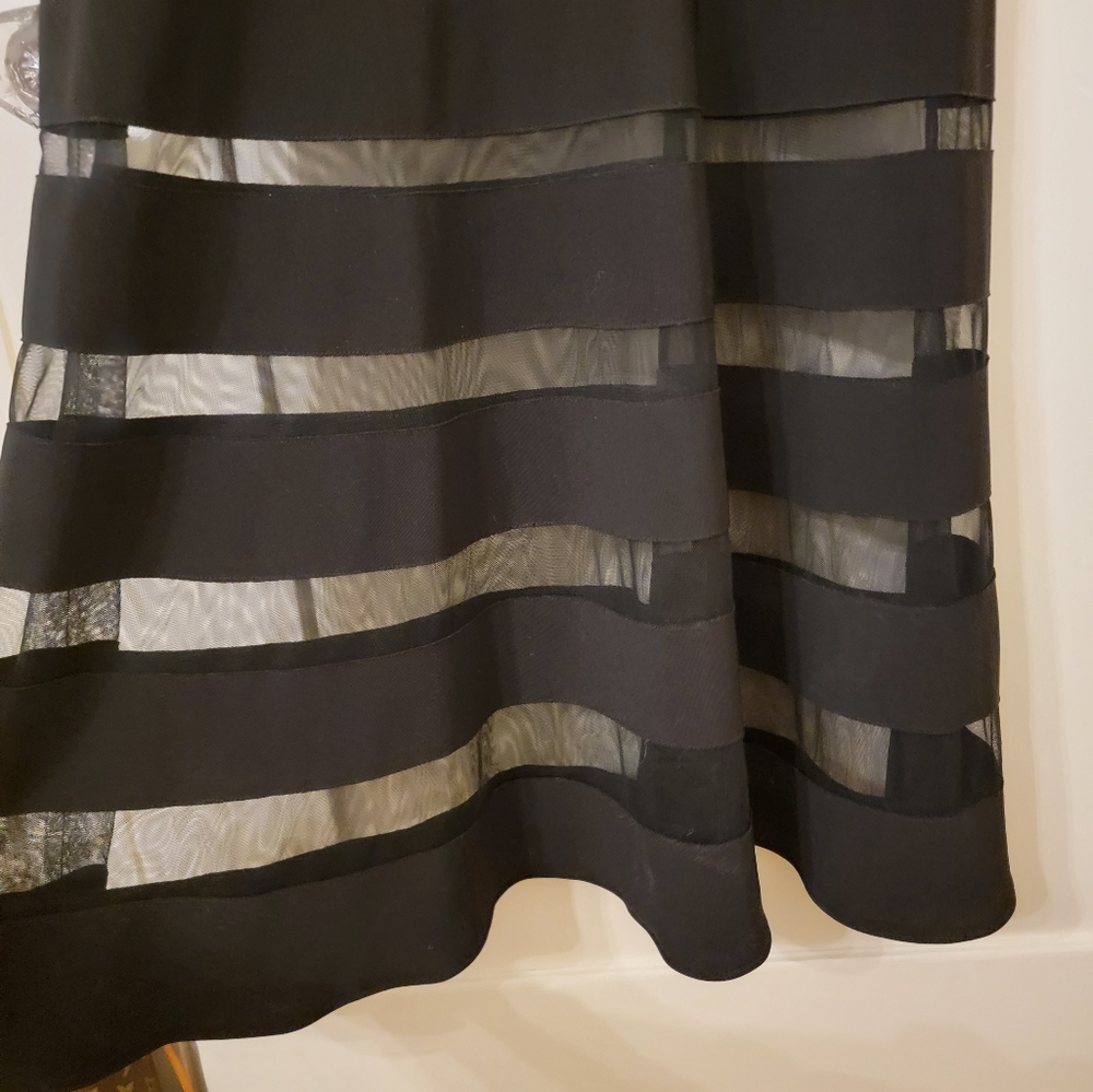 Js Collections Illusions Blaack Gown Full Length … - image 4